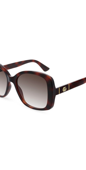 Gucci - Women's Lines 56MM Rectangular Sunglasses