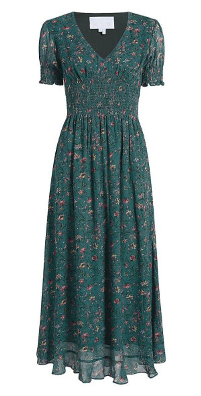 green emerald velvet dress The Cosima Nap Dress main image 0