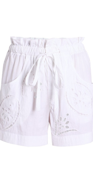 Isabel Marant - Women's Hidea Drawstring Eyelet Shorts