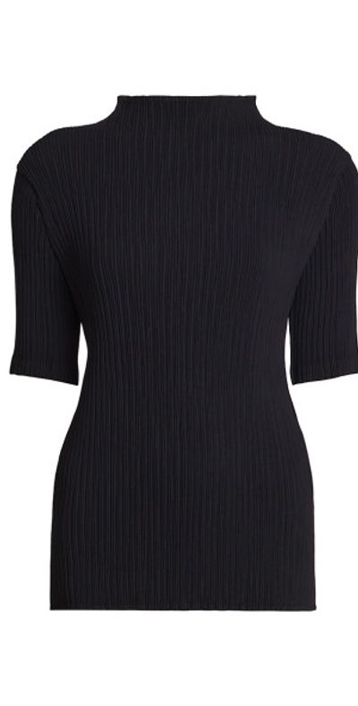 Issey Miyake Women's Hatching Pleats Top