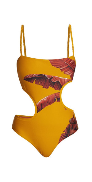 【JOHANNA ORTIZ】foreing coastlines cutout recycled swimsuit Johanna Ortiz Forest Foreing Coastlines Cutout Swimsuit In