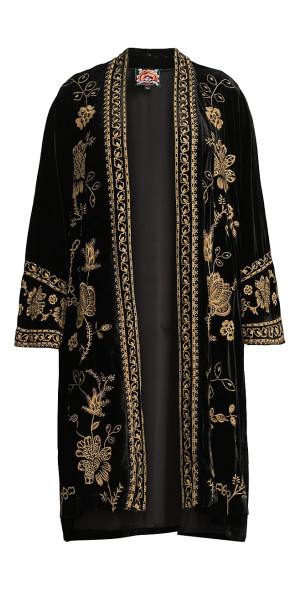 Johnny Was - Women's Plus Nyomi Velvet Kimono Coat