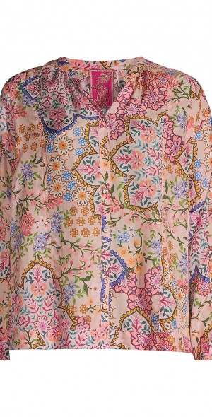 Johnny Was - Women's Spring Kalani Floral Silk Blouse