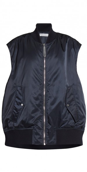 JW Anderson - Women's Oversized Sleeveless Bomber Jacket