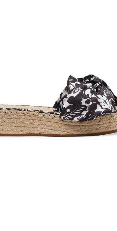 kate spade new york Women's Lucie Tropical Foliage Espadrille Sandals