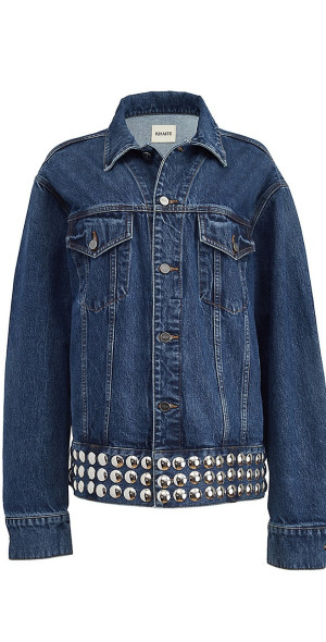Khaite - Women's Grizzo Studded Denim Jacket