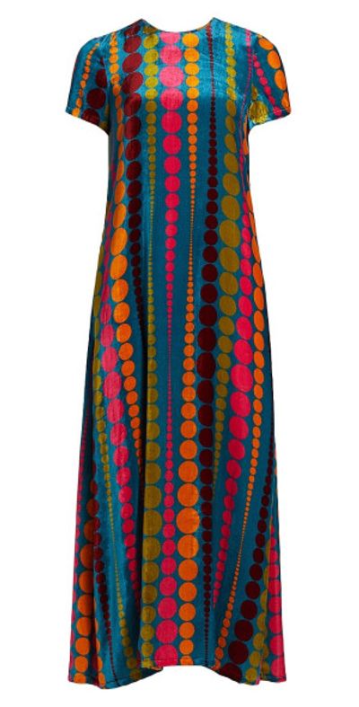 la doublej swing maxi dress Long Sleeve Swing Dress in Queen Peony - La DoubleJ