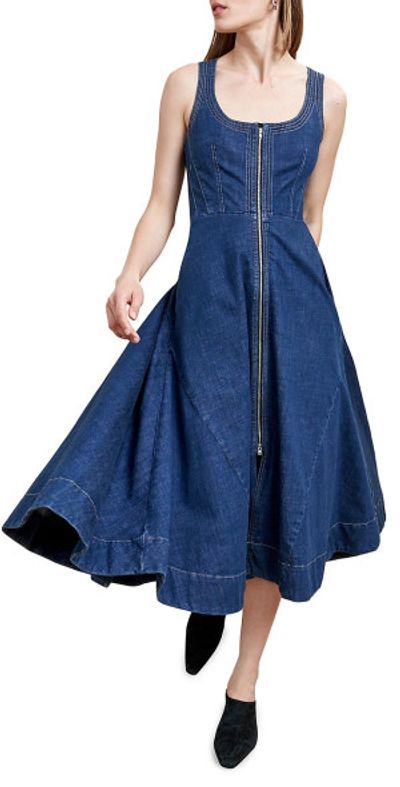 la ligne denim dress La Ligne