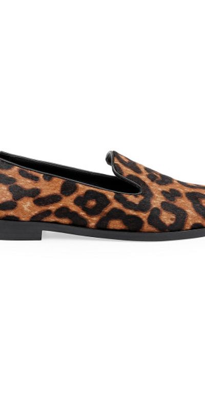 L'AGENCE Women's Dominik II Calf Hair Loafers
