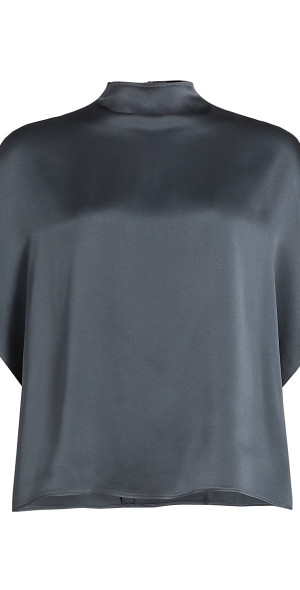 LaPointe - Women's Satin Cape Top