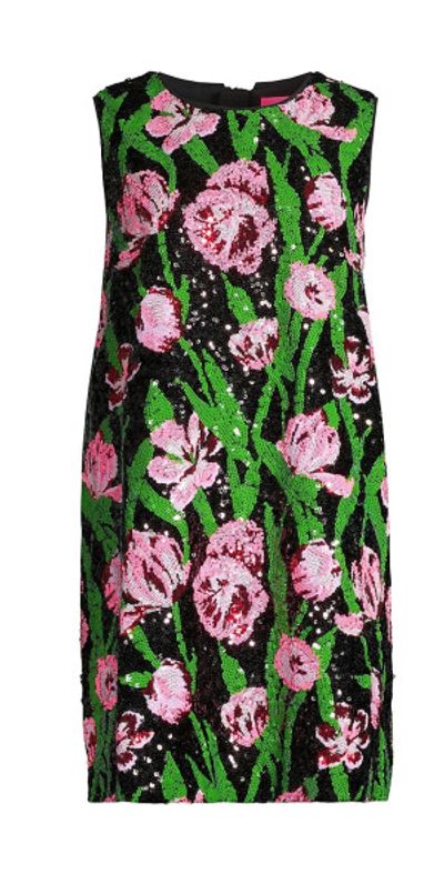 Lilly Pulitzer - Women's Axlee Floral Sequined Shift Minidress