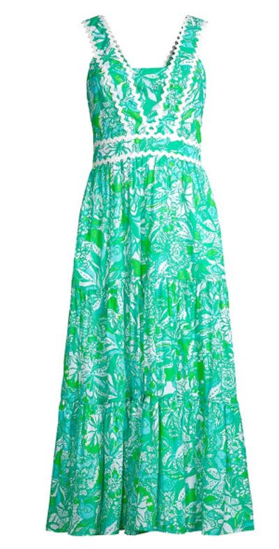 Lilly Pulitzer - Women's Pollie Floral Cotton Midi-Dress