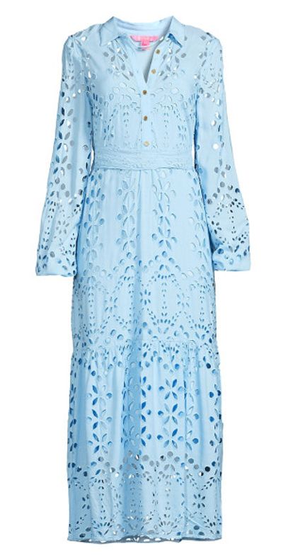 lilly pulitzer embroidered dress Ballad Long Sleeve Dress – The Printed Peach Savannah