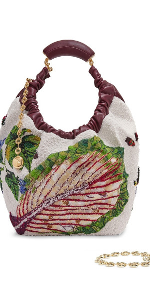 LOEWE バッグ LOEWE - Women's Large Beaded Lettuce Squeeze Bag