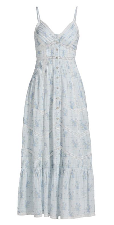 esilda cotton midi dress Esilda Cotton Midi Dress ~ Baby Bluebell