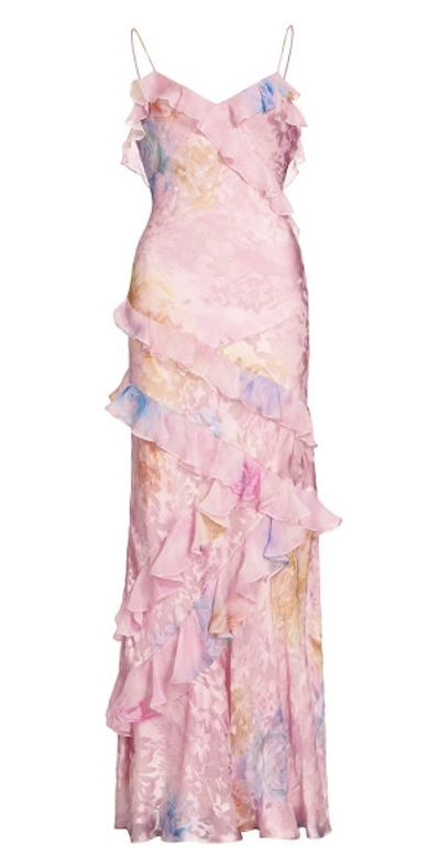 LoveShackFancy - Women's Rialto Jacquard Floor-Length Dress