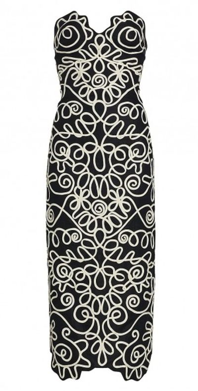 mara hoffman embroidered bustier dress Mara Hoffman Checkers Embroidered Maxi Dress Swim Cover-Up
