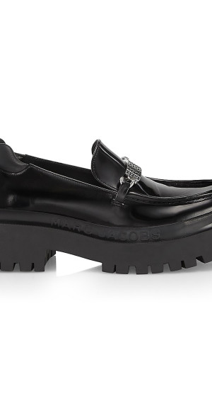Marc Jacobs - Women's The Leather Barcode Monogram Loafers