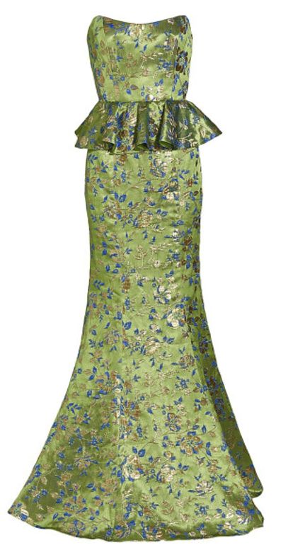 sachin and babi light blue dress Marchesa Notte Floral-Embroidered Cutout Sequin Halter Gown main image 0