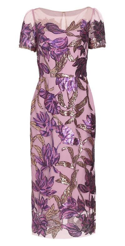 marchesa notte artwork sequin dress Gold Artwork Sequin Gown