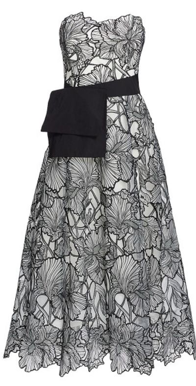 Marchesa Notte - Women's Iris Cutwork Cocktail Dress