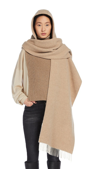 スカーフ Max Mara Zena Hooded Scarf In Cashmere And Wool Max Mara Zena Cashmere-Wool Hooded Scarf | Saks Fifth Avenue