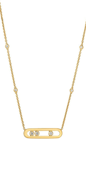 Messika - Move Classic 18K Gold & Diamond Baby Move Necklace