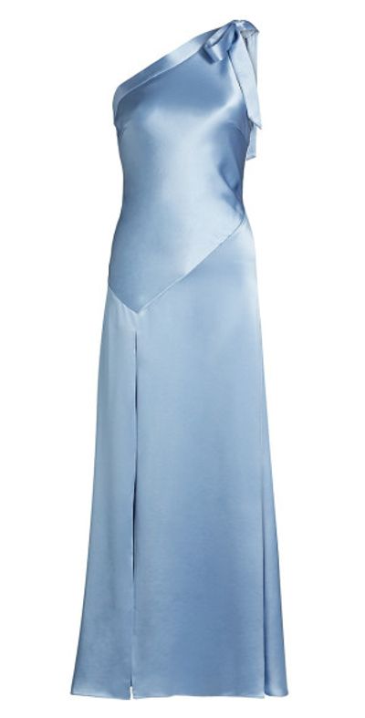 milly satin dress Buy Anthropologie Yellow Milly Satin High-Neck Midi Dress from Next USA