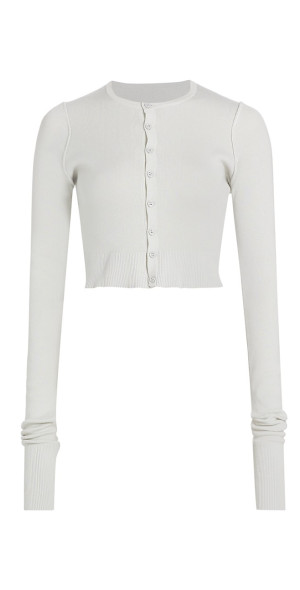 MM6 Maison Margiela - Women's Seamed Rib-Knit Cardigan