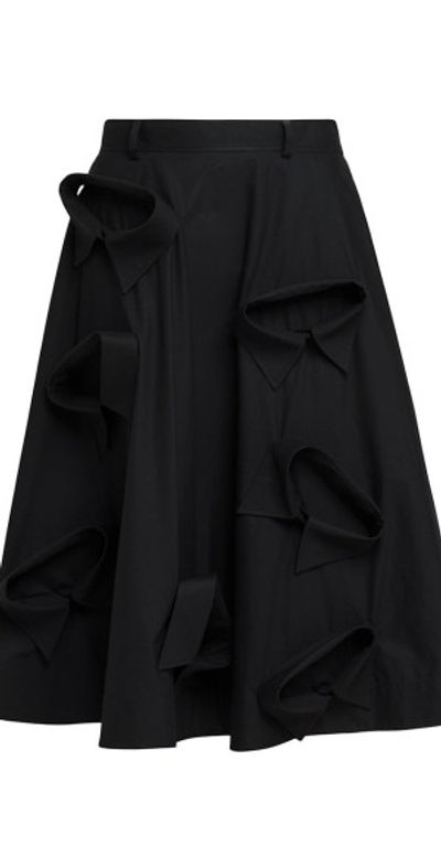 Moschino Women's Collared Midi-Skirt