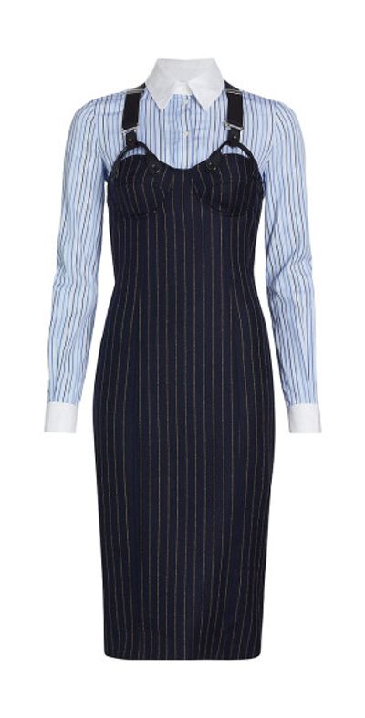 Moschino - Women's Layered Suspender Midi-Dress