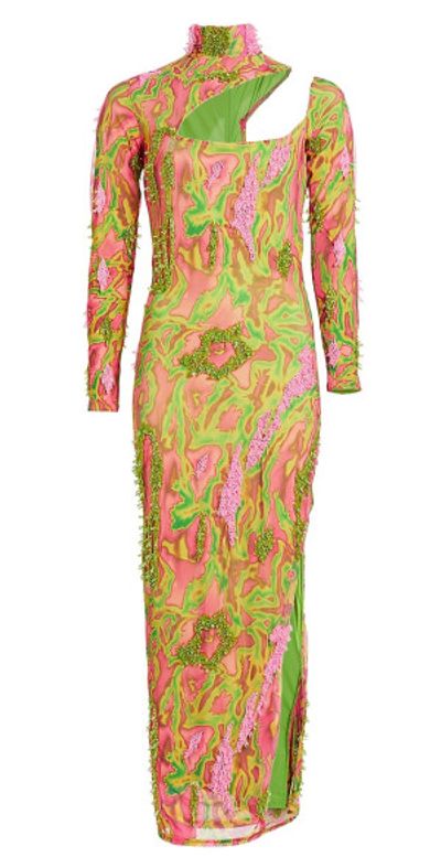 onalaja pink zusi dress Zusi Dress (Magenta Peach)