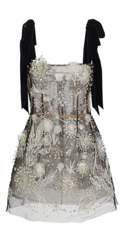 white christmas dresses Crystal Embellished Cocktail Dress main image 0