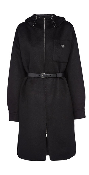 【プラダ・PRADA】Cashgora and Re-Nylon coat Prada - Women's Cashgora And Re-Nylon Coat