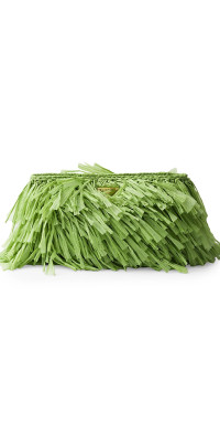 Prada Women's Medium Fringed Crochet Clutch