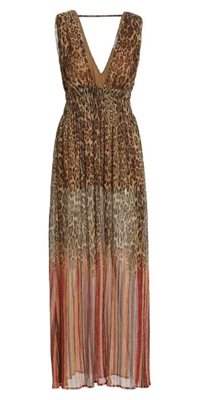 chinese dress ladies Namir Snake Print High-Low Chiffon Maxi Dress – Club L London main image 1