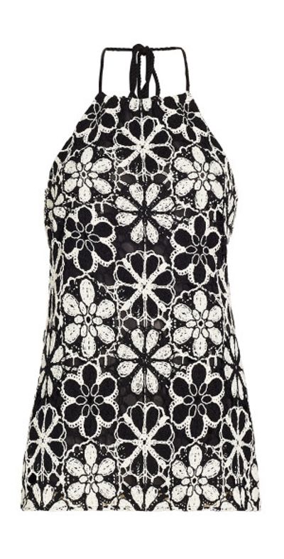 white christmas dresses Ramy Brook Hannah Crochet Coverup Midi Dress in Orange Crochet