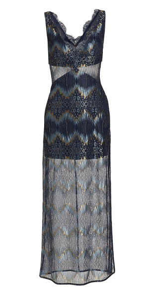 Cadence Crochet Colorblock Midi Dress Sandstone Colorblock - Ramy Brook