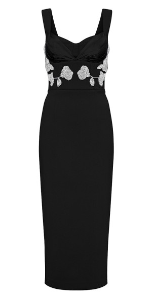Rebecca Vallance - Women's Juliana Embellished Bustier Midi