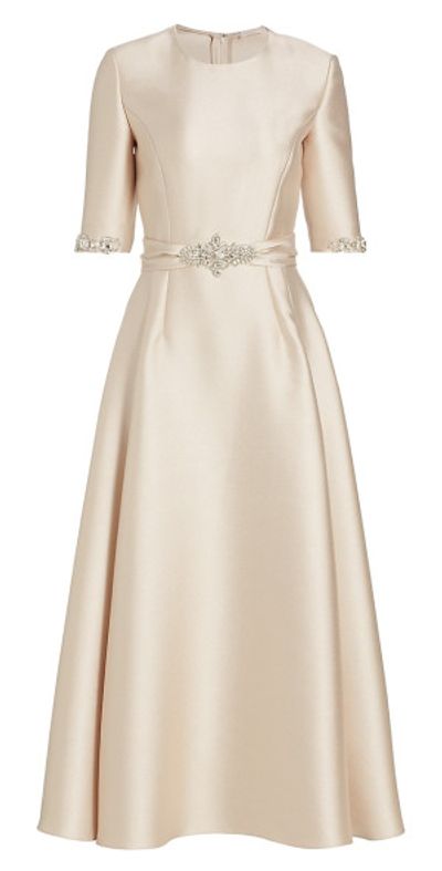 women's fit and flare midi dresses White Mark Women's Solid Fit and Flare Dress, Lilac, Large