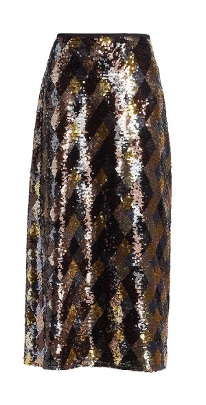 Rixo Women's Kelly Sequined Midi-Skirt