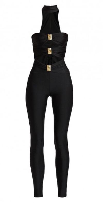Ronny Kobo Women's Jones Cut-Out Body-Con Catsuit