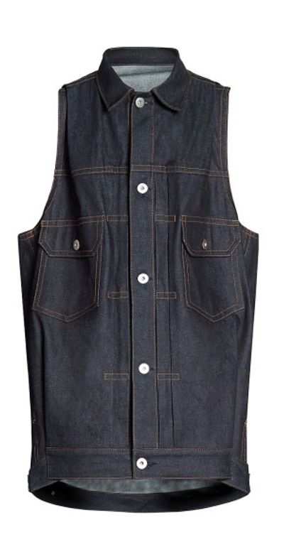 Sacai Women's Oversized Denim Vest