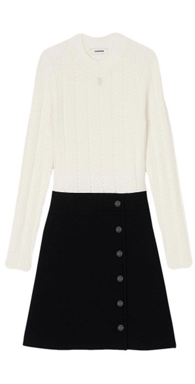 santana knit dress St. John Rose Knit Dress XS/S  OMNIA