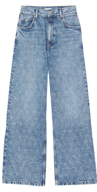 Women's Heart Jeans Sandro Women's Wide-Leg Heart Jeans