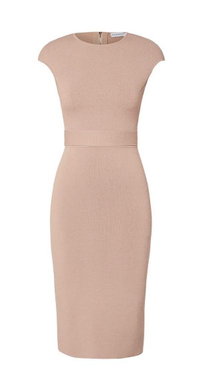 knitted evening dresses A-Line Floor Length Knitted Fabric Bridesmaid Dress COCOMELODY CB0422, Mauve