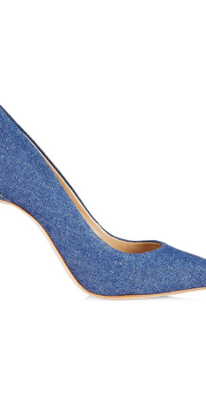 denim pumps ladies