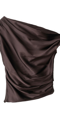 Staud Women's Phare Stretch-Silk One-Shoulder Top