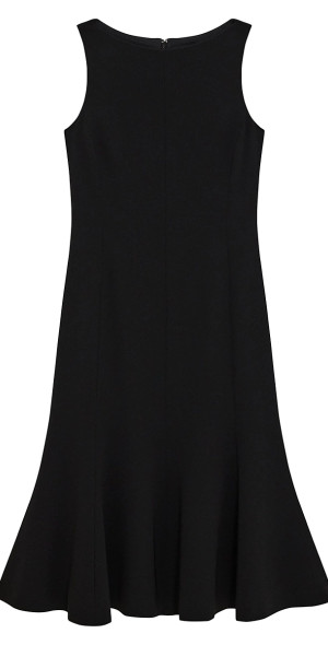 VERWIN Plus Size Bodycon Mermaid Dress - Ruffle Sleeveless Prom & Party Dress