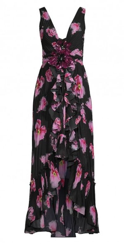 Ungaro - Women's Kassiani Ruffled Floral Chiffon Dress